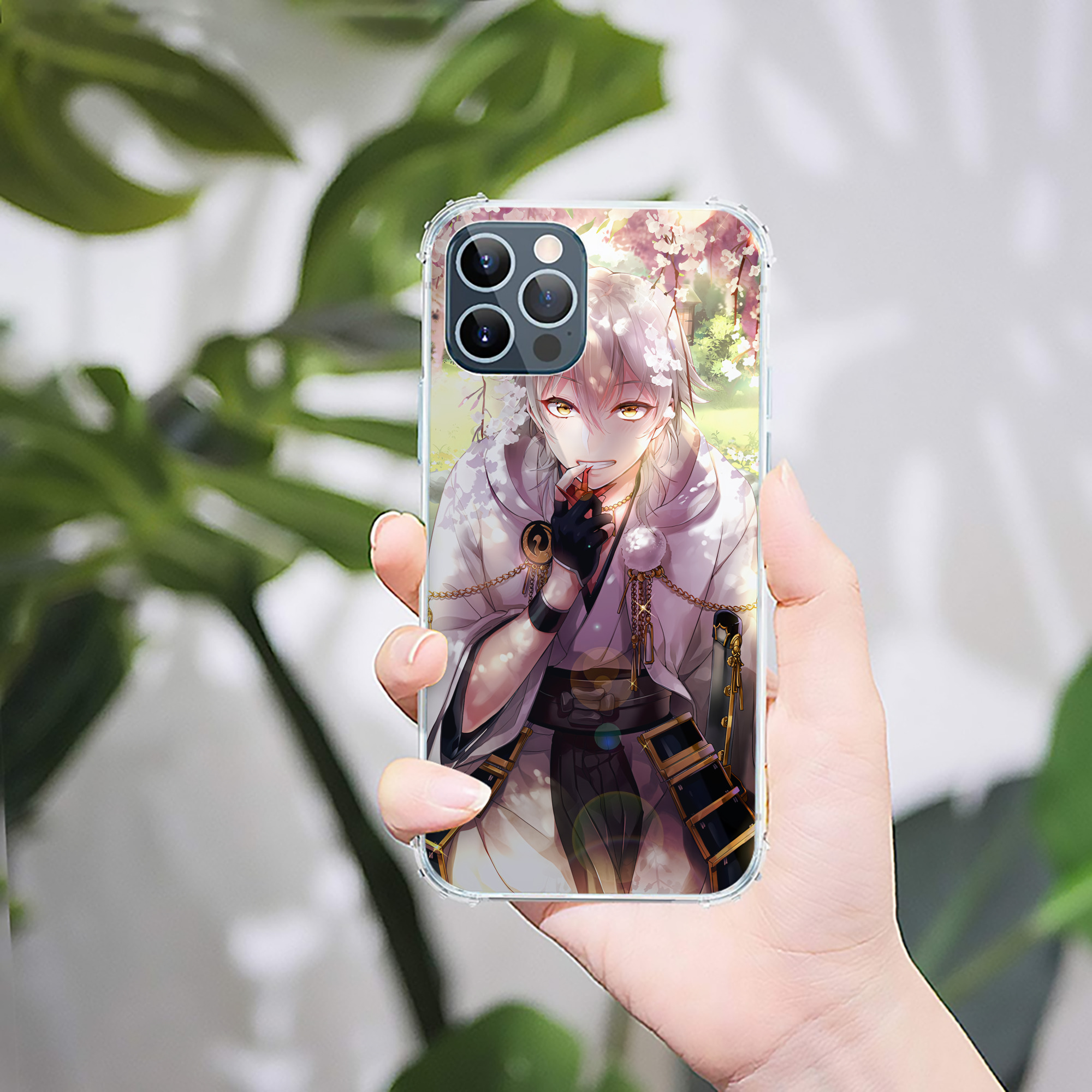 （画像用） 刀剣乱舞 Touken Ranbu 【iPhone 12シリーズ対応】透明スマホケース（クリアソフトケース）